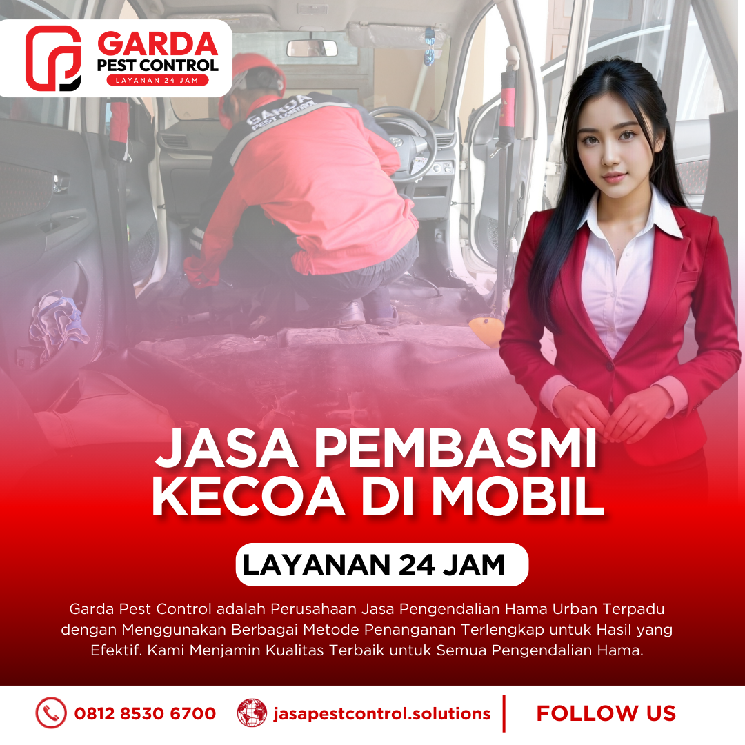 Jasa Pembasmi Kecoa di Mobil Jogja