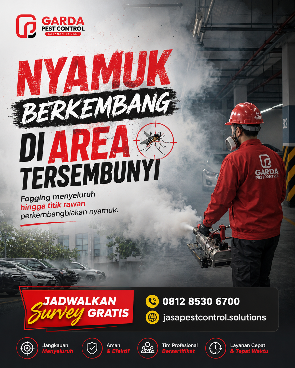 Solusi Profesional: Jasa Fogging Nyamuk Sukun Malang dari Garda Pest Solutios