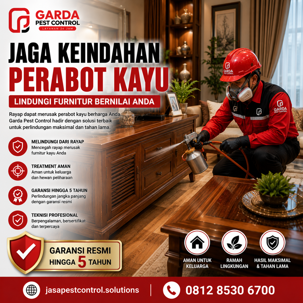 Jasa Anti Rayap Surabaya Bergaransi untuk Keamanan Bangunan Anda