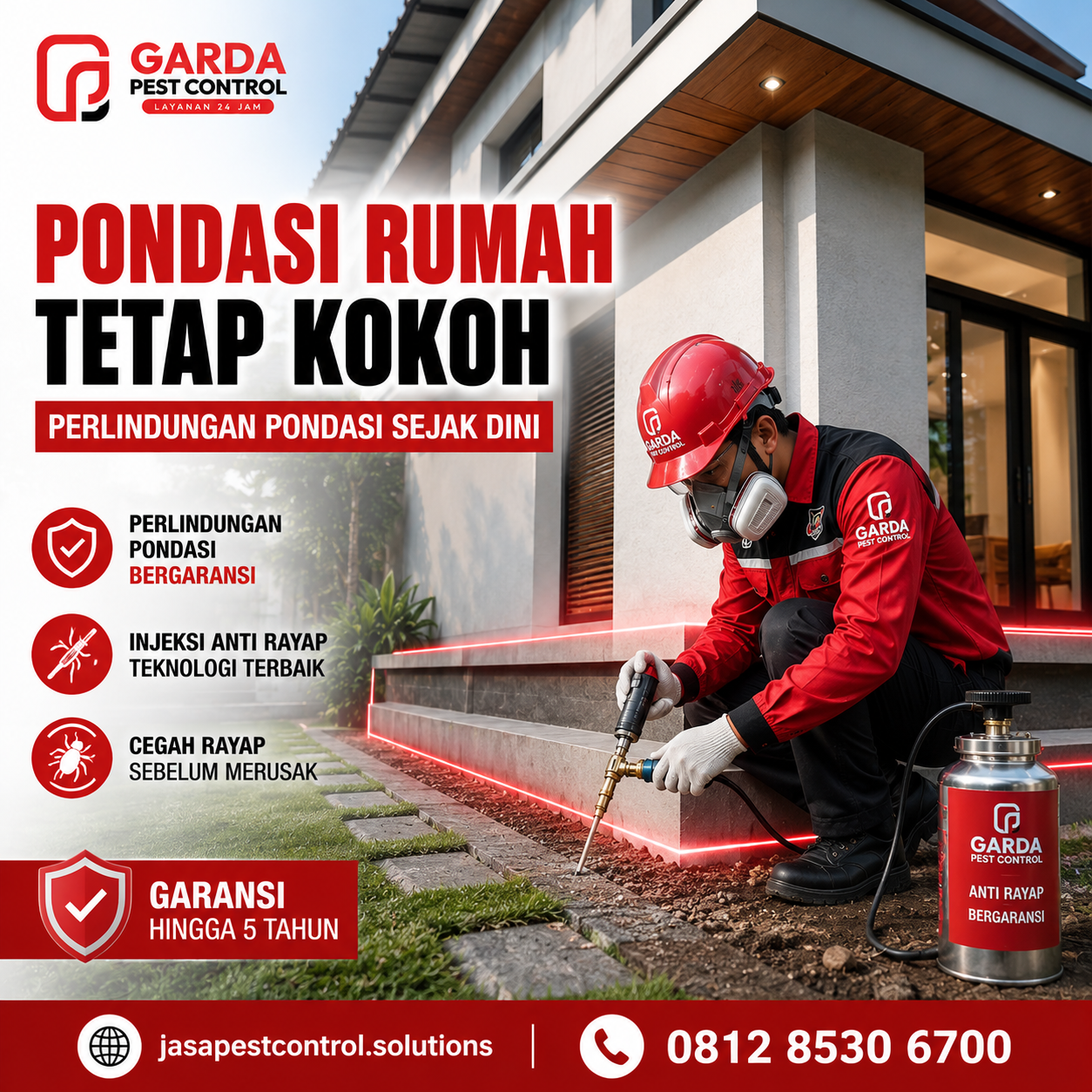 Jasa Anti Rayap Surabaya dengan Treatment Profesional