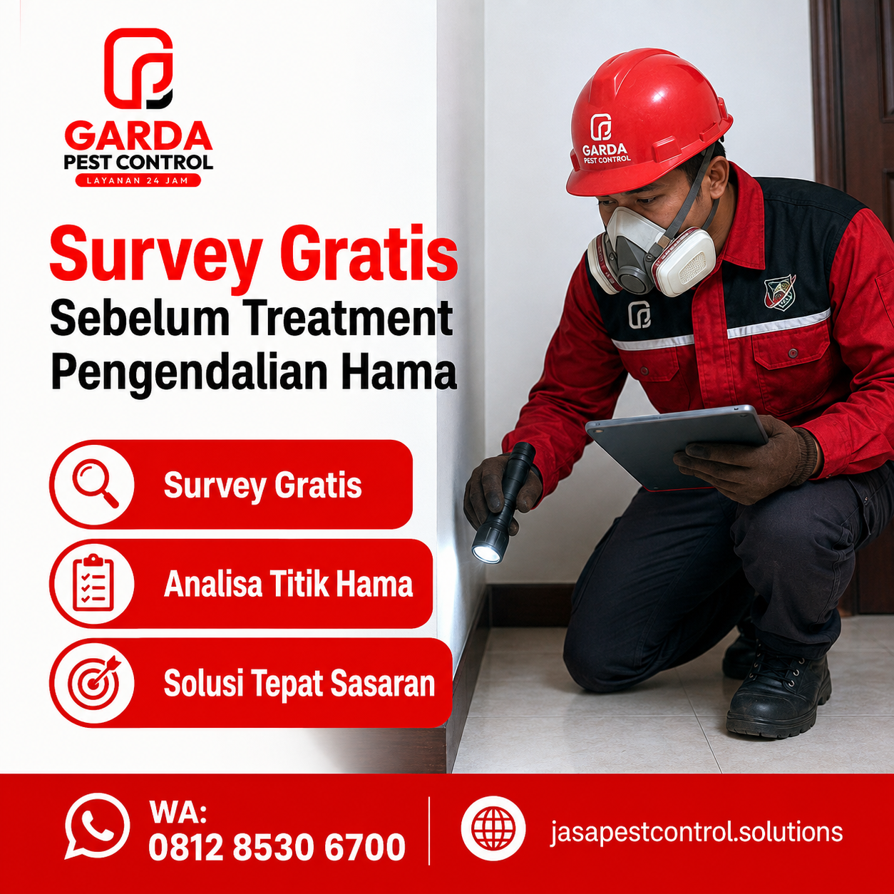 Jasa Pembasmi Rayap Surabaya Bergaransi dan Terpercaya Garda Pest untuk Perlindungan Properti Anda
