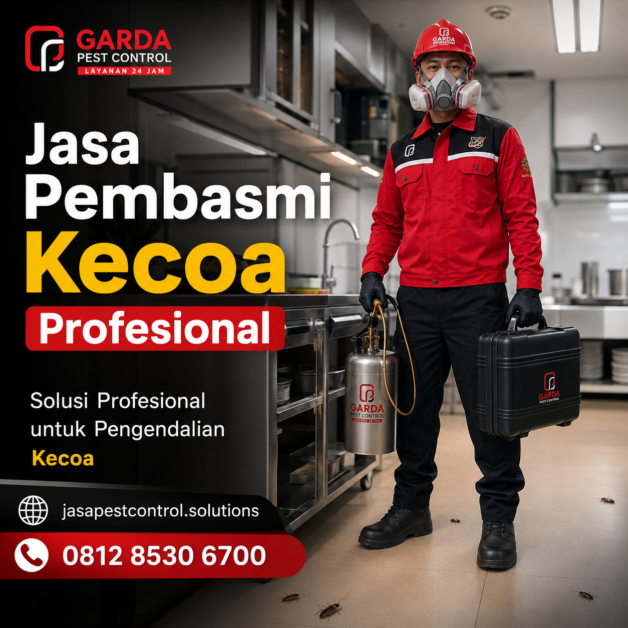 Jasa Pembasmi Kecoa Surabaya Profesional dan Berpengalaman