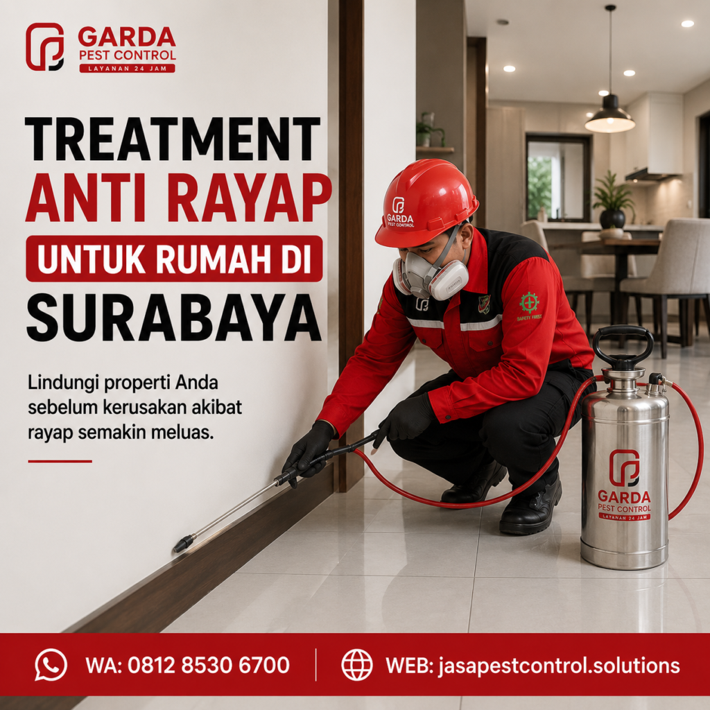 Jasa Anti Rayap di Solo Profesional | Garda Pest Control