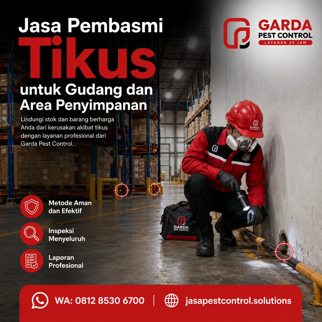 Jasa Pembasmi Tikus Surabaya untuk Gudang