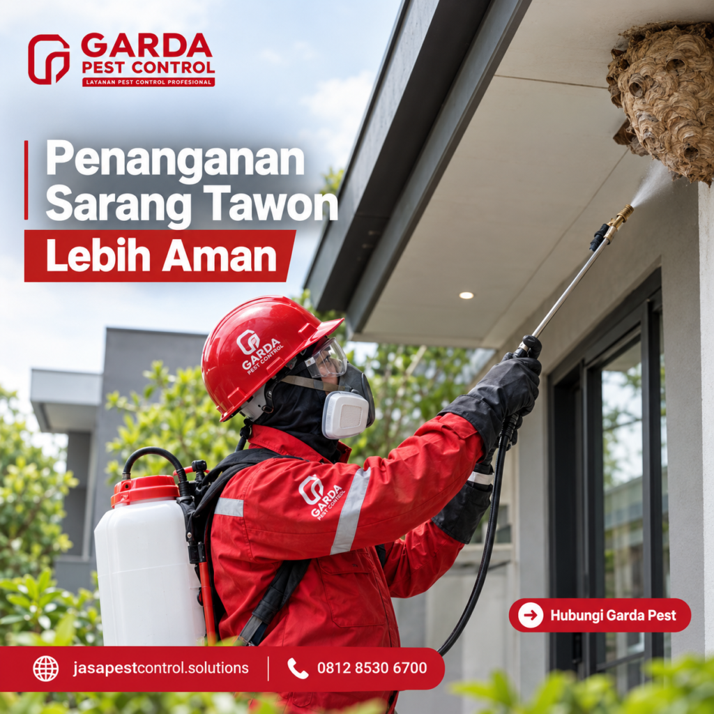 Jasa Pembasmi Tawon Surabaya: Penanganan Aman, Cepat, dan Bergaransi