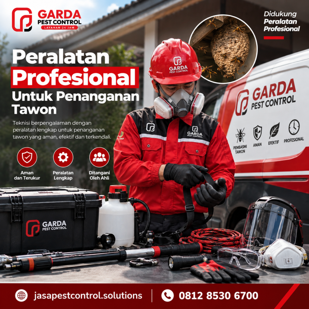 Jasa Pembasmi Tawon Surabaya 24 Jam Emergency untuk Penanganan Sarang Berbahaya